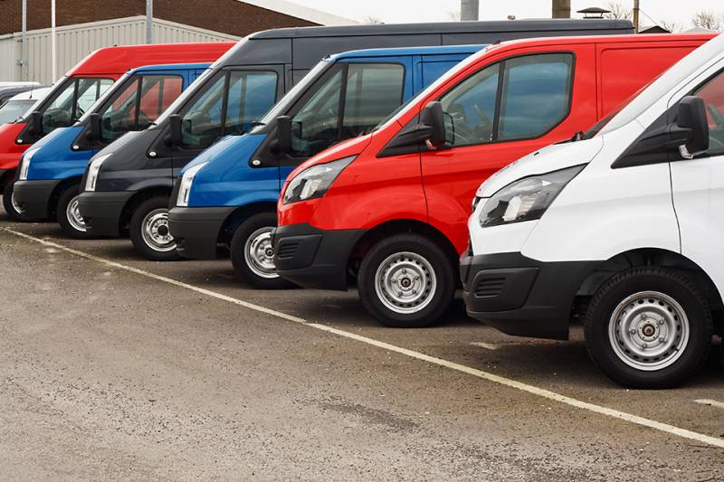Verkauf gebrauchter Lieferwagen